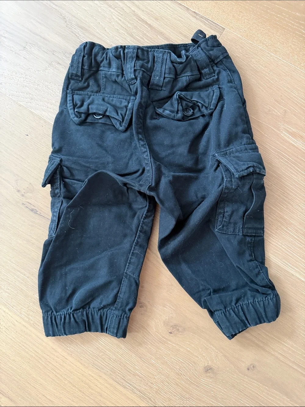 GAP Kids Black Cargo Joggers